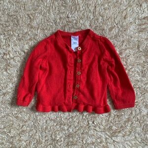 Carter's Red Cardigan